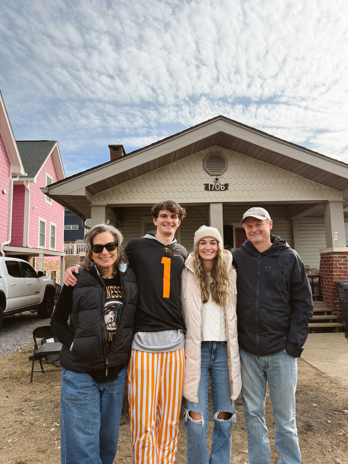 Game day with family