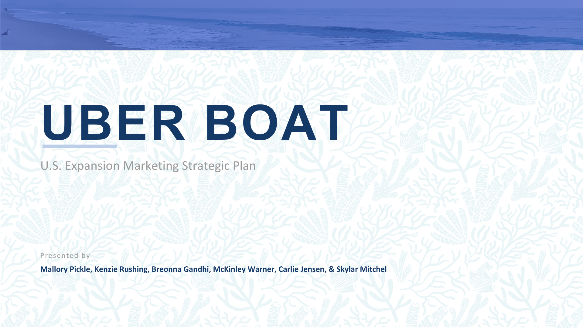 Uber Boat presentation cover slide